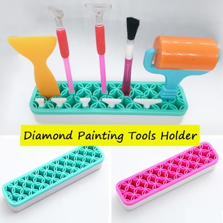 DIY 5D Point Drill Pen Storage Gadgets Silicone Diamond Painting Pen Holder Diamond Emboridery Accessories