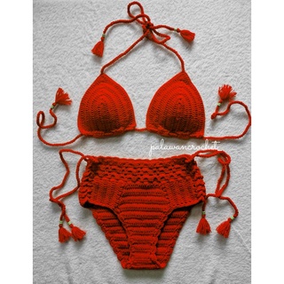 Crochet Bikini Set highwaist bottom