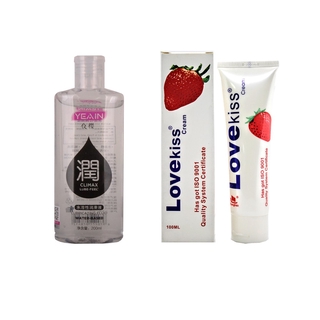 Midoko 100ml Lovekiss Strawberry Sex Lube with Yeain 200ml Ocean Climax Water Based Lube (3)