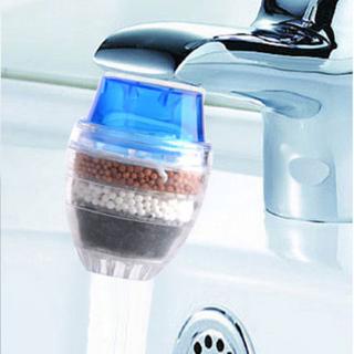 allbuy] Kitchen Water Purifier Filter Activated Carbon Plastic Faucet Tap / Household 5 Layers Adsorption Impurities Filtration Cartridge