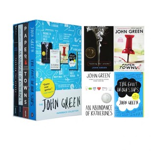 John Green Collection Set with Box 4 books
