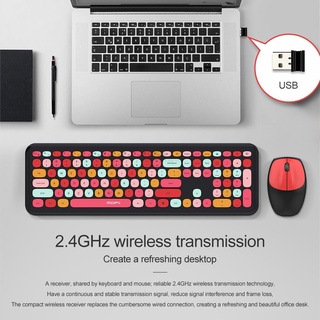 Original Mofii Candy XR 2.4G wireless keyboard and mouse combo wireless USB receiver