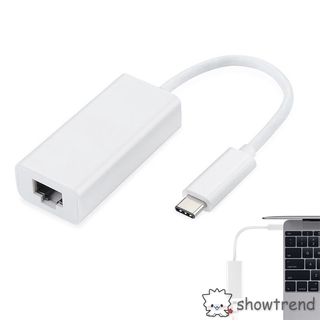 USB-C/TYPE-C to RJ45 Ethernet LAN Internet Cable Adapter for MACBook & TypeC Devices