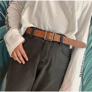 Korean Fashion Women Belts Leather Metal Buckle Waist Belts (9)