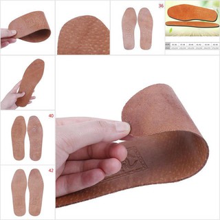 JYPH 1Pair breathable leather insoles women men ultra thin deodorant shoes insole pad Wholesale