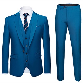 High Quality Men's Suit Groom Wedding Suit Tuxedo Best Men's Slim Business Groom Suit 3-piece