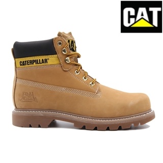【 Ready Stock】READY STOCK Caterpillar Men s Plain Soft-Toe Work Boots Caterpillar