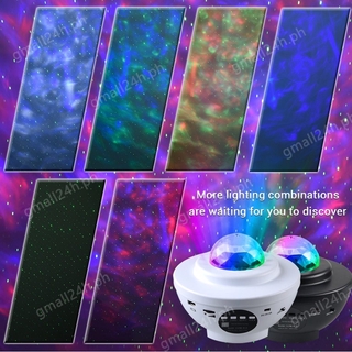 Led Star Projector Night Light Galaxy Starry Night Lamp Ocean Wave Projector With Music Bluetooth (2)