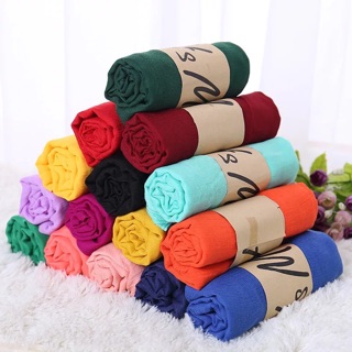 Fashion scarf sale H&M cotton linen shawl(COD) (1)