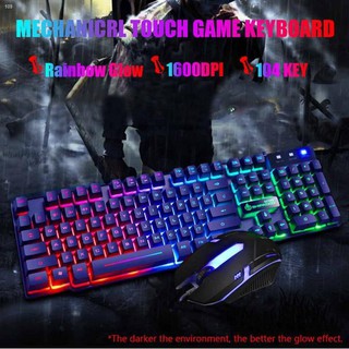 Special offerNew product♧❒□SHIPADOO Master D280 Gaming Keyboard With Mouse Comba Colorful LED Illumi