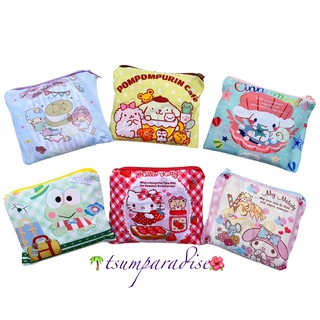 Foldable Shopping Bag Hello Kitty Kerokeroppi Pompompurin Cinnamoroll My Melody Little Twin Stars