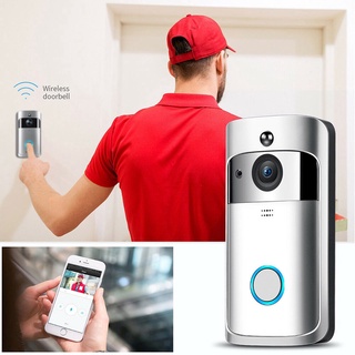 【spot goods】◑Smart video wireless WiFi doorbell/infrared camera/video doorbell/security record/ultr