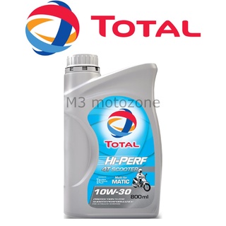 【Ready Stock】☈Total 10w 30 Scooter Oil 0.8L