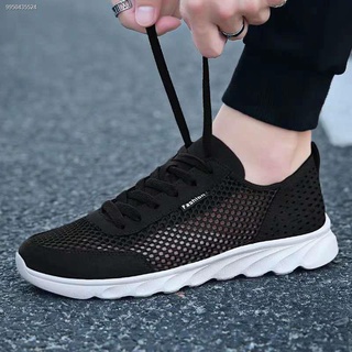 Shoes men s summer breathable hollow mesh shoes mesh casual sports shoes mesh large size sandals sof