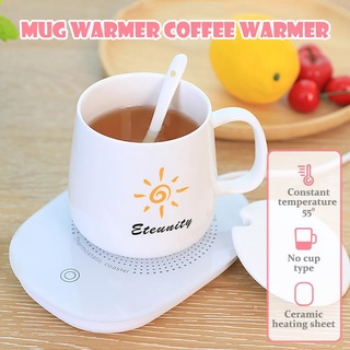 ☄┋Electric Warmer Heater Pad 220V Safe Electric Powered Heating Cup Warmer Mat Coffee Tea Milk Mug H