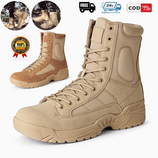 [COD] Tactical Boots Combat Boots Hiking Shoes Duty Boots Military Boots Outdoor Field Training Sports Boots For Men Combat Shoes