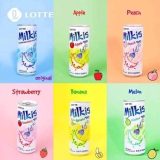 Milkis Carbonated Drink 250ml x 6pcs (7 flavors) (1)