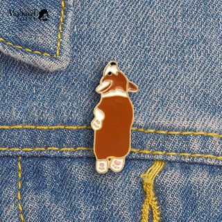 Cartoon Dog Paw Enamel Brooch Pin Denim Jacket Backpack Badge Decor