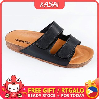 KASAI birkenstock Fashion Sandals Two strap Sandals for Men's AND Women's Velcro shoes COD ks839 (1)