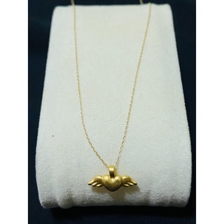 18 Chain 24k Pendant Real Gold