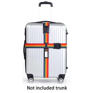 Luggage bag▫No Lock Adjustable Luggage Strap Belt Baggage Security Strap Travel
