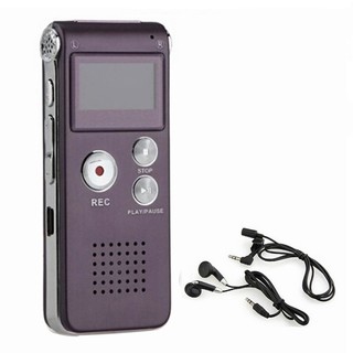 OM| 8GB 13Hr Digital Audio/Sound/Voice Rechargeable MP3 Player (4)