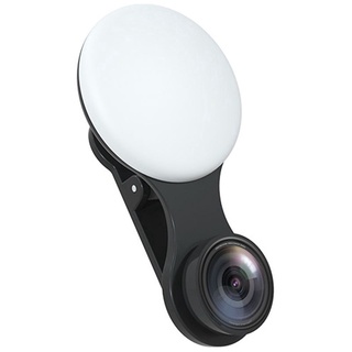 NEW-Universal Ring Light Selfie Mobile Phone Lens Portable Flash LED Luminous Clip Light for iPhone