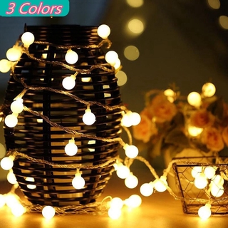 1M-5M LED Fairy String Lights Bulb Ball Lamp Battery Powered Christmas Wedding Party Garden Decor