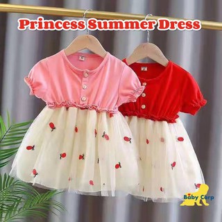 BABY CORP Baby Girl Dress for Kids Dress Pink Dress Summer Dress Princess Unicorn Party Dress