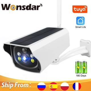 ✗IP Camera WIFI Security Solar Camera 1080P 2MP HD Tuya Smart Life Outdoor Video CCTV Surveillance W