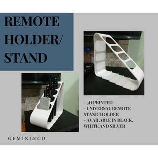 Universal Remote Holder and Stand (4 Slots)