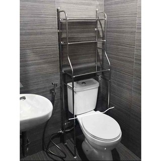 STAINLESS STEEL Space-saving Bathroom and Toilet Storage Rack