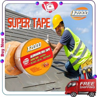 (Original) X2000 Super tape waterproof Masking tape x2000 repair wall crack, roof sealant length 5M