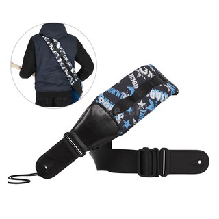 D&S ❤♪♪Shoulder Strap Oxford Fabric Thick Wide Adjustable Length for Bass Acoustic Electric Guitar