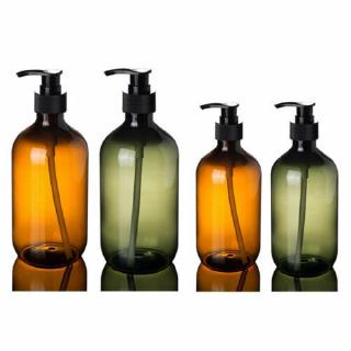 300/500ml Lotion Shampoo Shower Gel Soap Dispenser Empty Bath Pump Bottle