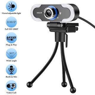 Webcam 2K 1080P HD With Microphone Web Cam Conference PC USB Camera Laptop Desktop For Office Gamer Accessories