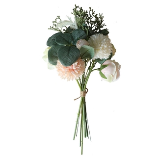Romantic Simulation Silk Flower Artificial Plants Wedding Hold Flowers Bouquet Centerpieces Autumn Decorations Luxury Home Decor