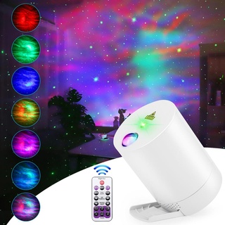 Night Light Starry Sky Projector Water Wave Lamp LED star music Rotating Remote Control Bluetooth