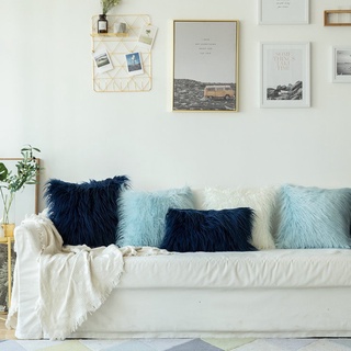 ✼❀❃Soft Fur Plush Cushion Cover Home Decor Pillow Covers Living Room Bedroom Sofa Decorative pillowc