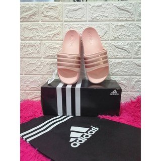 ADIDAS Adilette Lite Slides with box for Women (peach/rose gold)