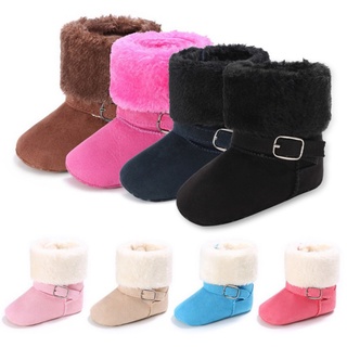 ∋Baby Girls Lovely Warm Snow Winter Boots