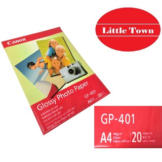 20 Sheets Canon Glossy Photo Paper A4 Size 190gsm