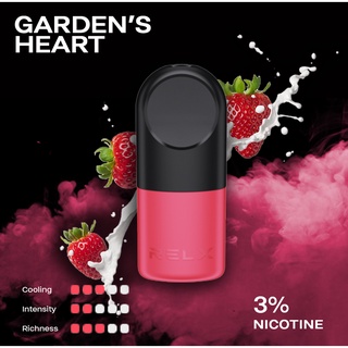 RELX Pod Pro GARDEN'S HEART (Strawberry) Flavor for RELX INFINITY / E-CIGARETTE / VAPE JUICE / VAPE