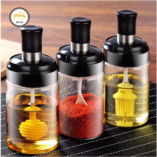 MABUHAYGROCERY Glass Spice Jar Glass Seasoning Jar seasoning Bottle kitchen Dispensers