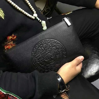【Hot Stock】VERSDO Man Trending Fashion Leather Hand Carry Clutch Bag