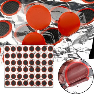 48pcs Motor MTB Bike Tyre Tire Patches Bicycle Inner Tube Puncture Rubber Repair Kit Set