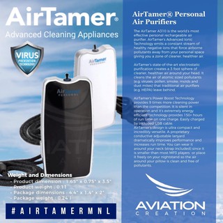 AirTamer A310 ON HAND Personal Air Purifier
