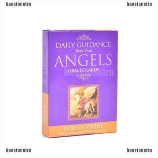 【HAOS】Tarot Cards Daily Guidance Angel Oracle Card Deck Table Game Playing Cards Board (1)