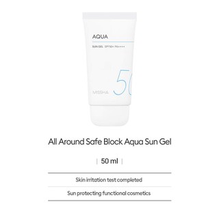 [MISSHA] All Around Safe Block Aqua Sun Gel 50ml (SPF50+/PA++++) (2)