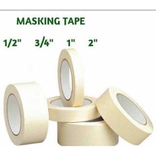 Masking Tape 3/4” and 1”